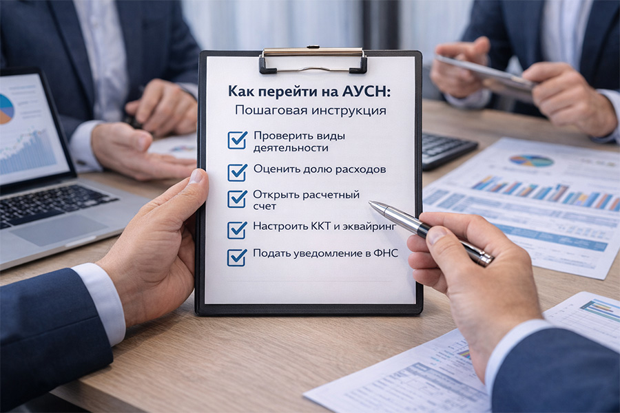 Как перейти на АУСН: пошаговая инструкция
