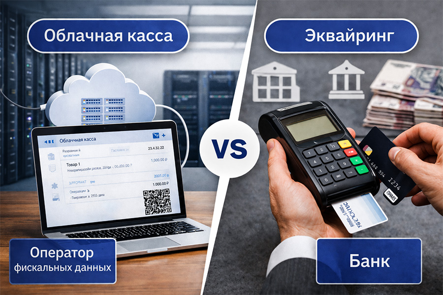 Как работает онлайн-касса и чем она отличается от эквайринга
