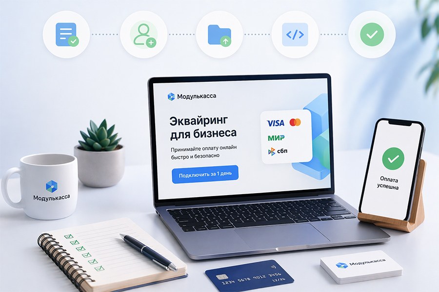 Как подключить интернет-эквайринг Модулькасса за 1 день: пошаговая инструкция